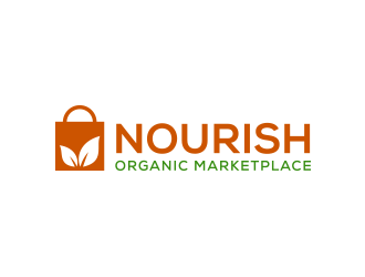 Nourish Organic Marketplace logo design by keylogo