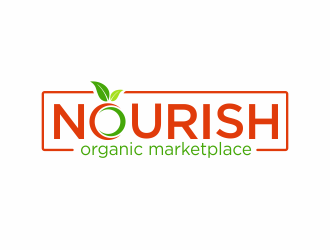 Nourish Organic Marketplace logo design by agus