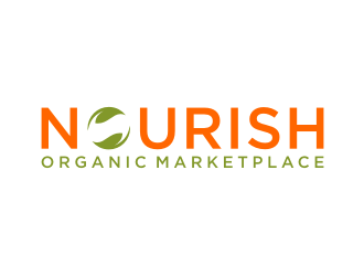 Nourish Organic Marketplace logo design by nurul_rizkon