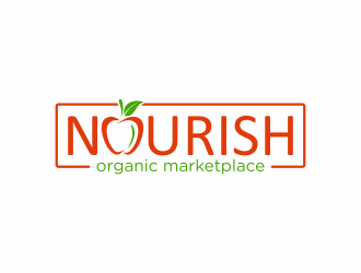 Nourish Organic Marketplace logo design by agus