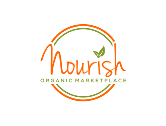 Nourish Organic Marketplace logo design by nurul_rizkon