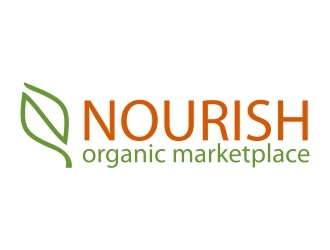 Nourish Organic Marketplace logo design by monster96