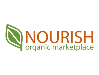 Nourish Organic Marketplace logo design by monster96