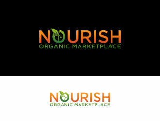 Nourish Organic Marketplace logo design by Garmos