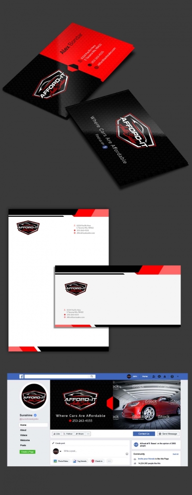Afford-It Auto Sales logo design by DreamLogoDesign