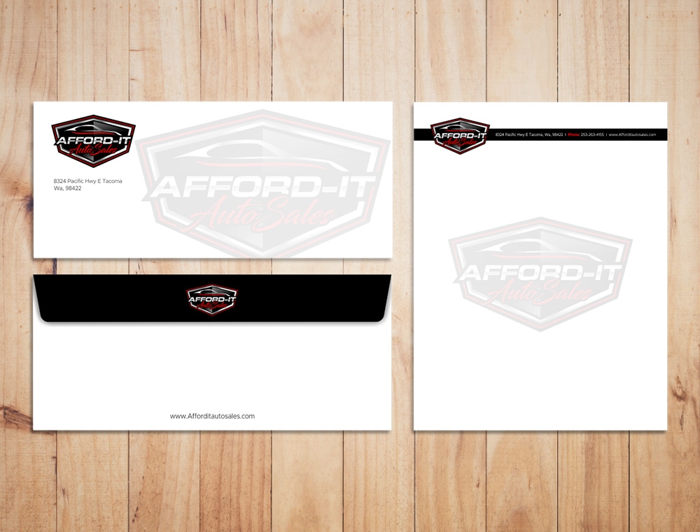 Afford-It Auto Sales logo design by Kindo