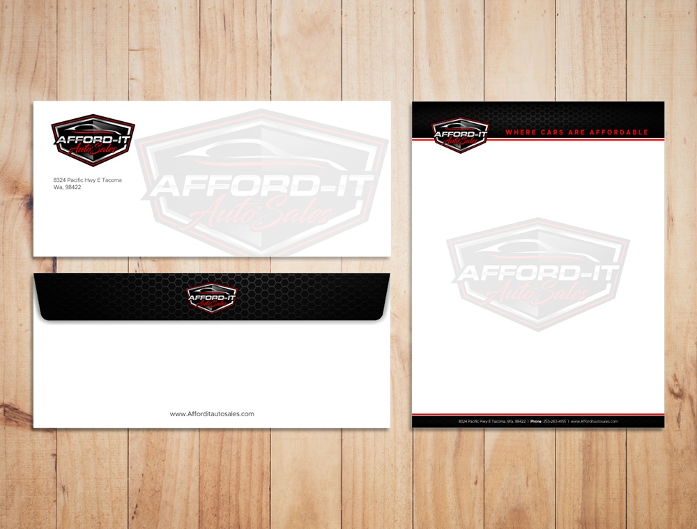Afford-It Auto Sales logo design by Kindo