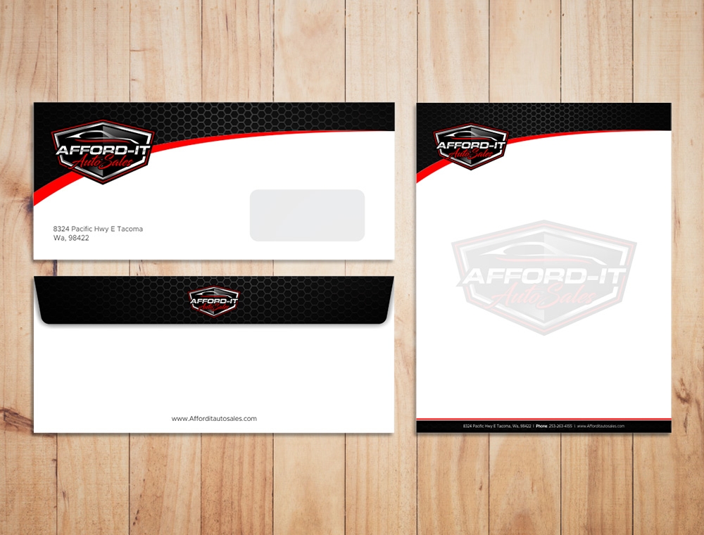 Afford-It Auto Sales logo design by Kindo