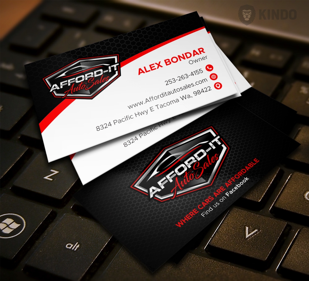 Afford-It Auto Sales logo design by Kindo