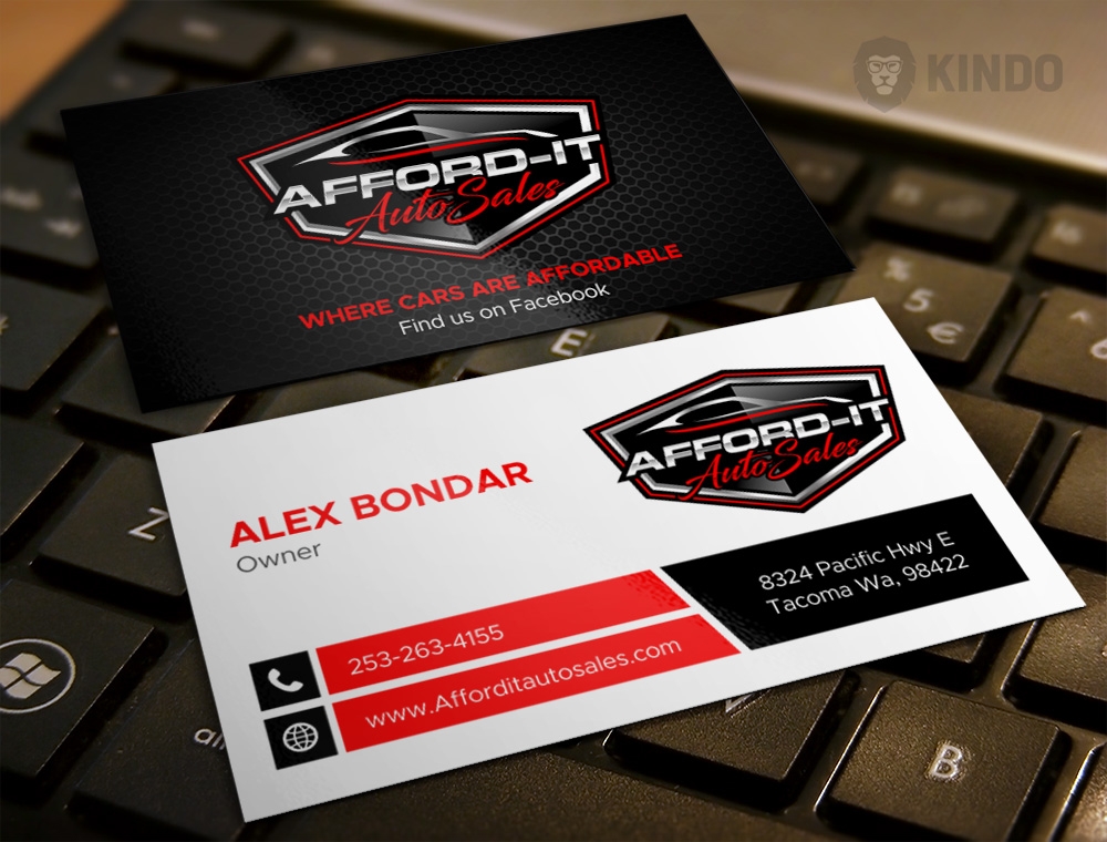 Afford-It Auto Sales logo design by Kindo
