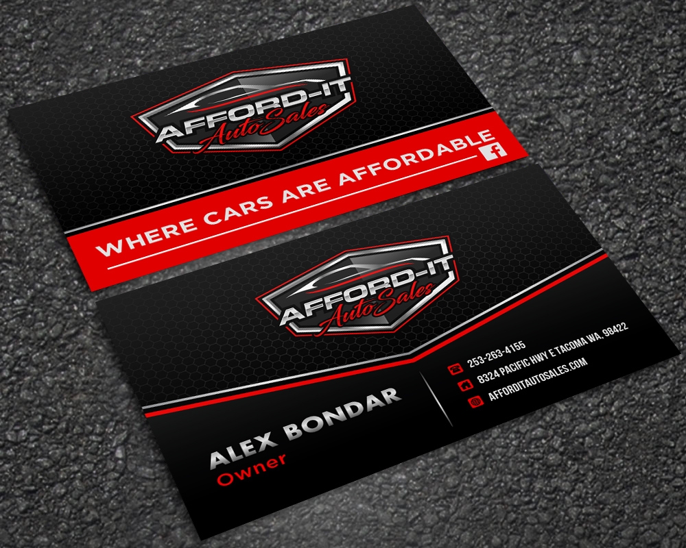 Afford-It Auto Sales logo design by mattlyn