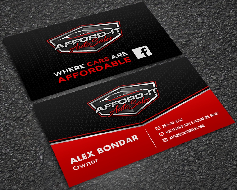 Afford-It Auto Sales logo design by mattlyn
