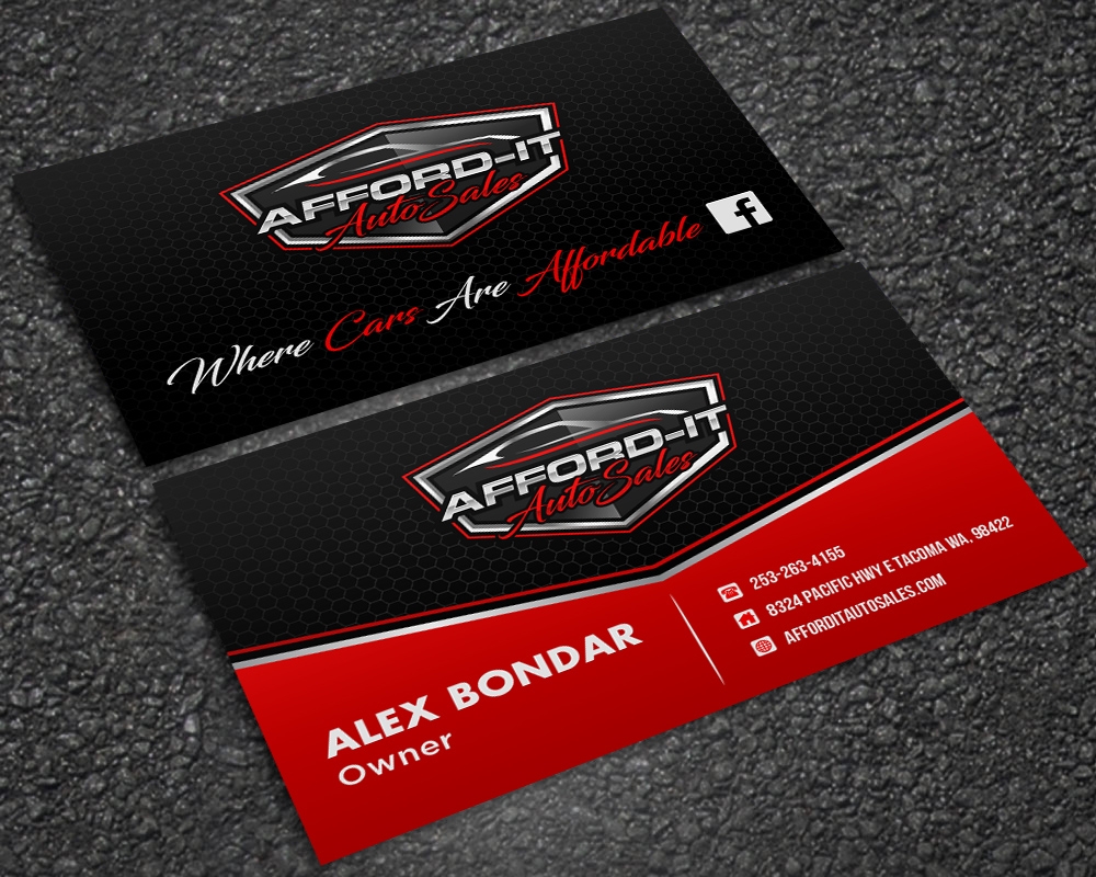 Afford-It Auto Sales logo design by mattlyn