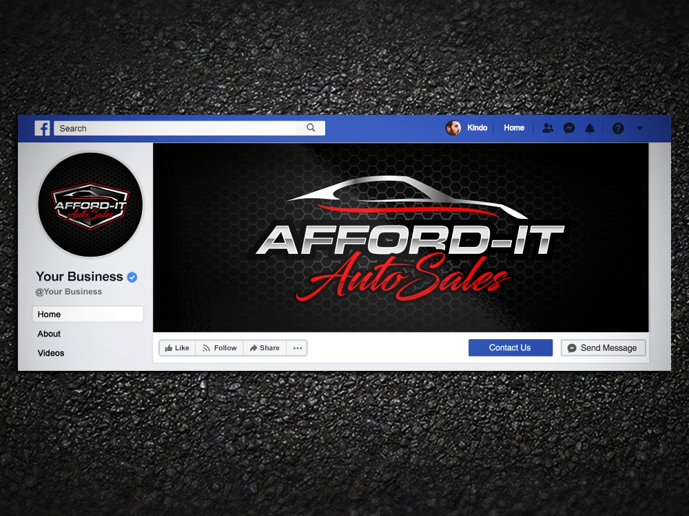 Afford-It Auto Sales logo design by Kindo