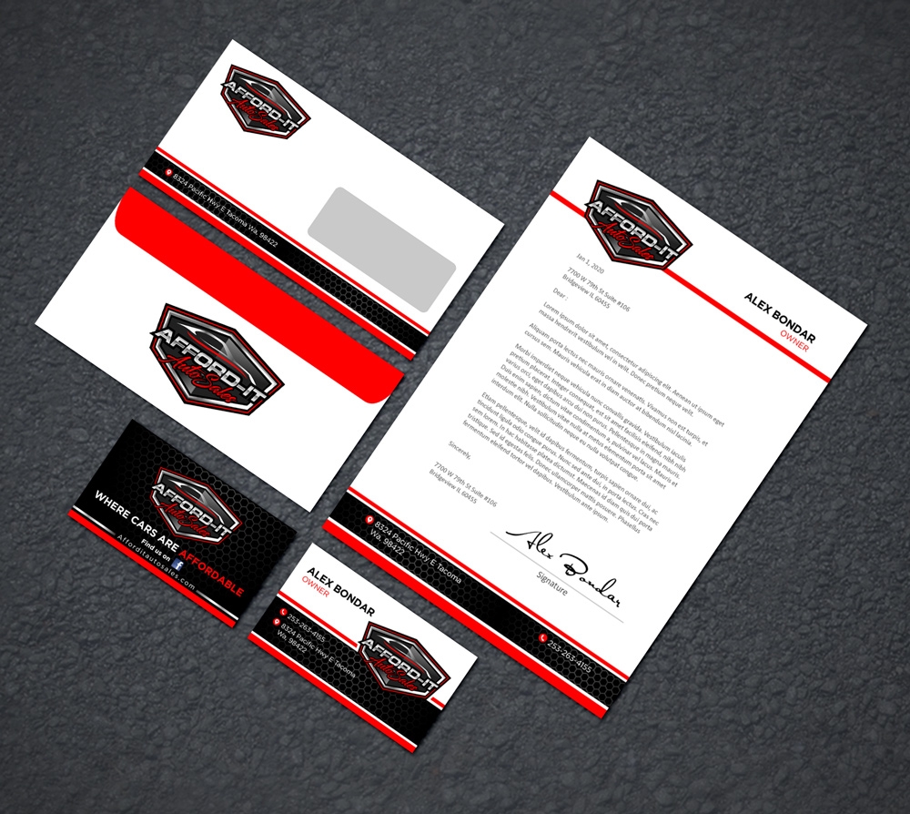 Afford-It Auto Sales logo design by aRBy