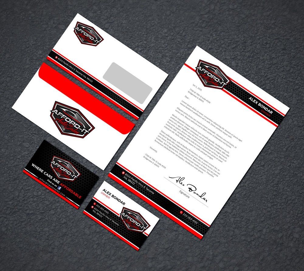 Afford-It Auto Sales logo design by aRBy