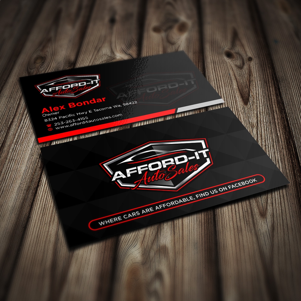 Afford-It Auto Sales logo design by mletus
