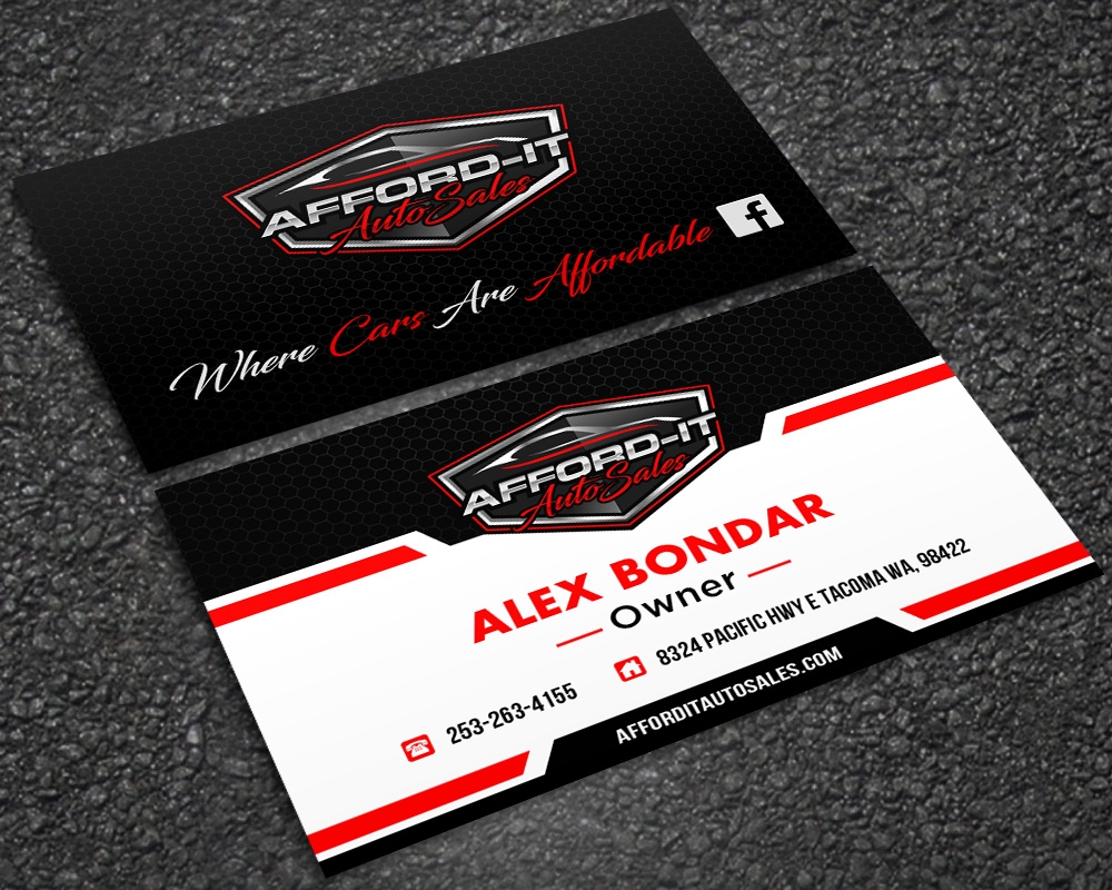 Afford-It Auto Sales logo design by mattlyn