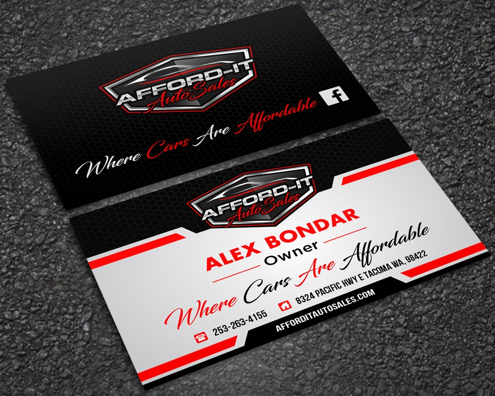 Afford-It Auto Sales logo design by mattlyn