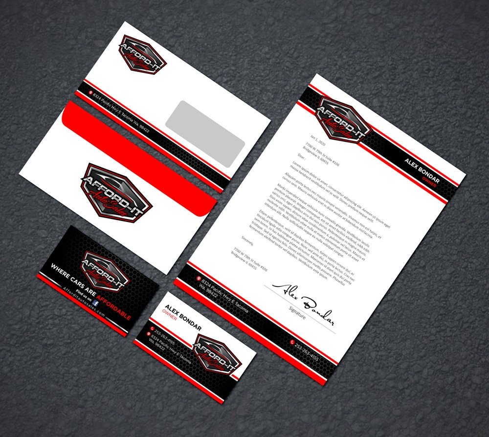 Afford-It Auto Sales logo design by aRBy