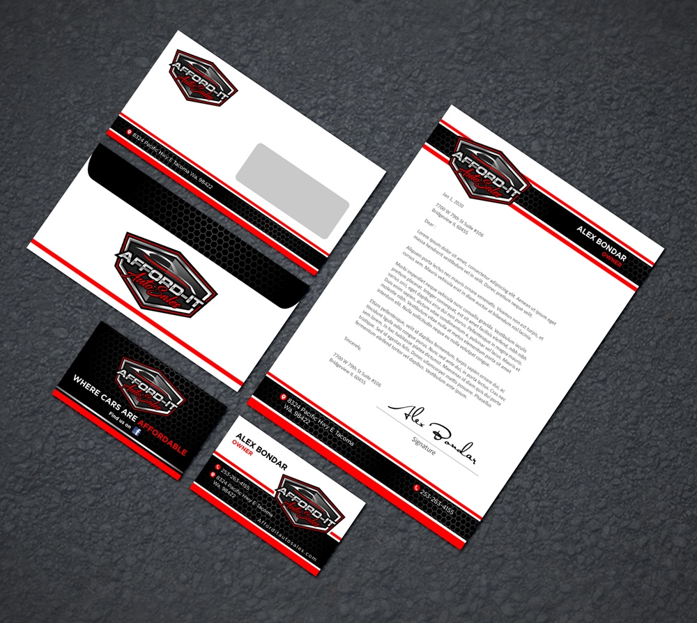 Afford-It Auto Sales logo design by aRBy