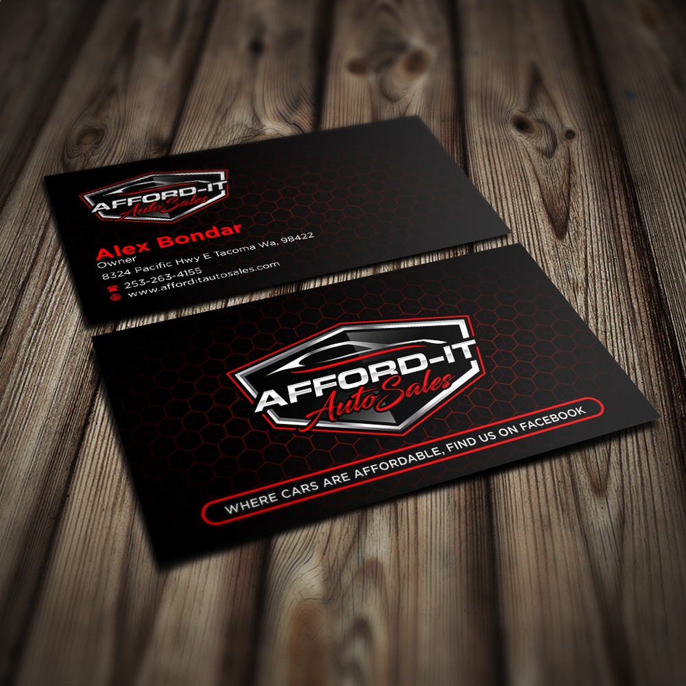 Afford-It Auto Sales logo design by mletus