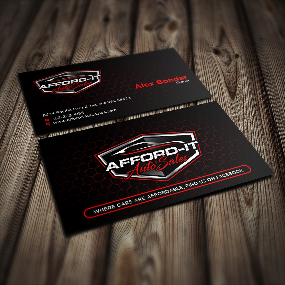 Afford-It Auto Sales logo design by mletus