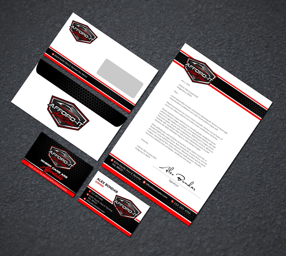 Afford-It Auto Sales logo design by aRBy