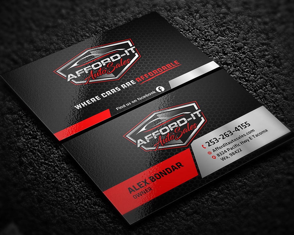 Afford-It Auto Sales logo design by scriotx
