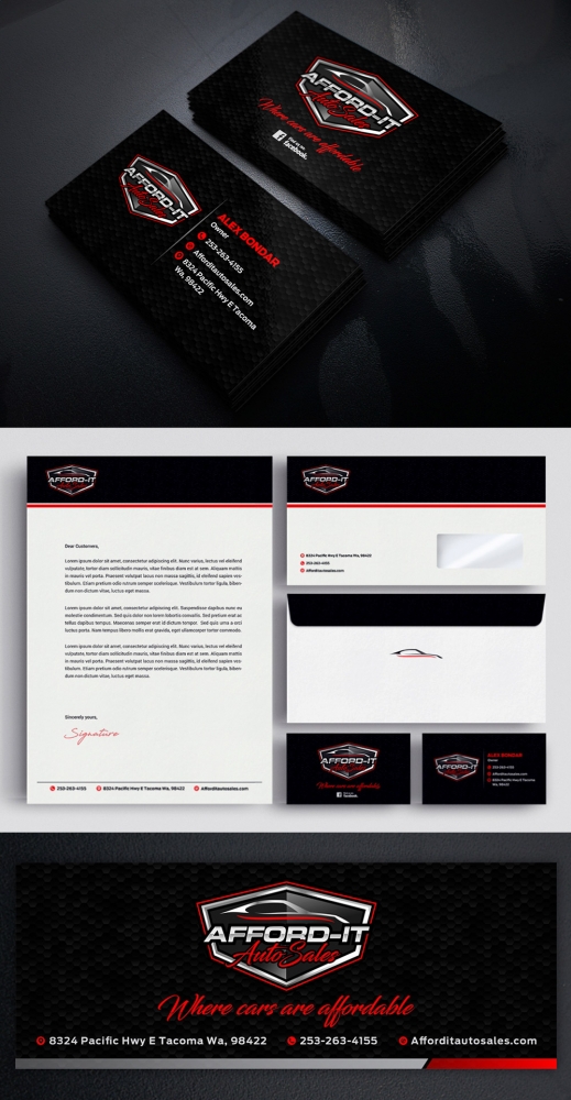 Afford-It Auto Sales logo design by KHAI