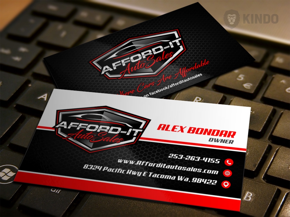 Afford-It Auto Sales logo design by Kindo