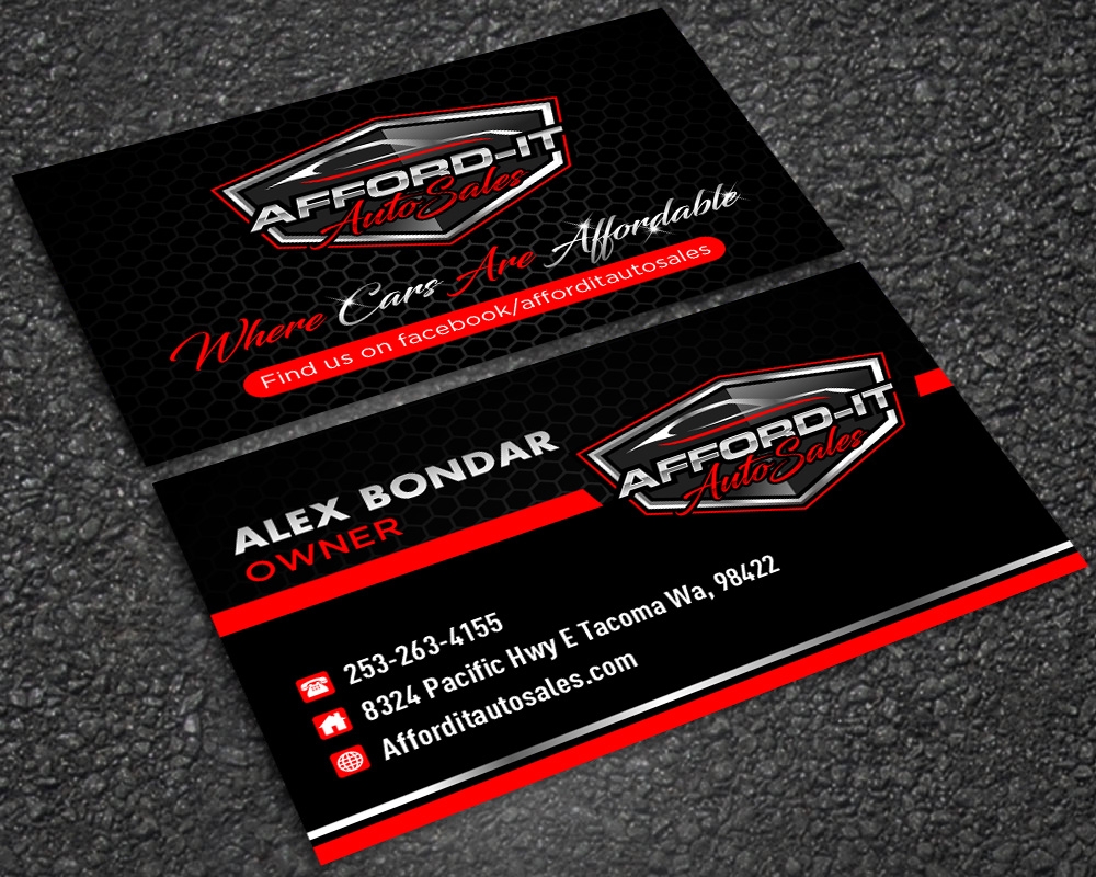 Afford-It Auto Sales logo design by mattlyn