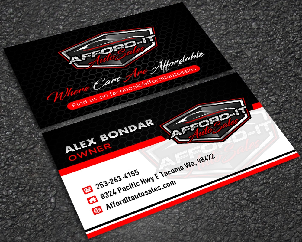 Afford-It Auto Sales logo design by mattlyn