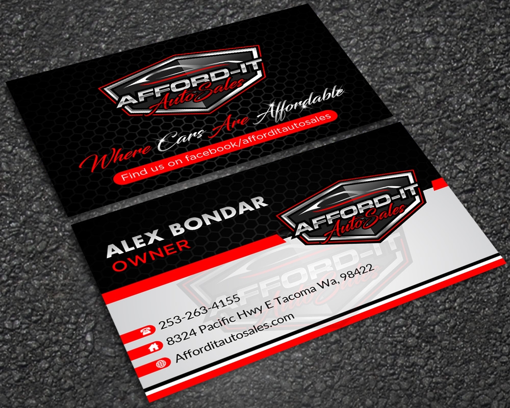 Afford-It Auto Sales logo design by mattlyn