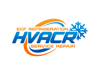 ECF REFRIGERATION logo design by Panara