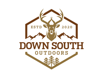 Down south outdoors  logo design by Panara