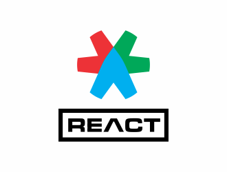REACT logo design by hopee