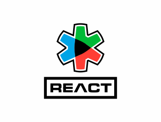 REACT logo design by hopee