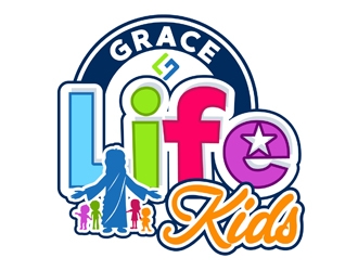 Grace Life Kids logo design by DreamLogoDesign