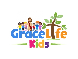 Grace Life Kids logo design by jaize