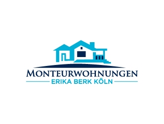 Monteurwohnungen Erika Berk Köln logo design by Mirza