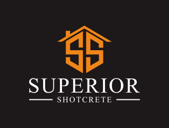 Superior shotcrete  logo design by bombers
