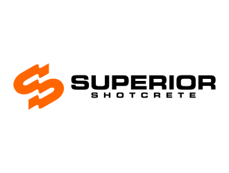 Superior shotcrete  logo design by ekitessar