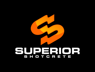Superior shotcrete  logo design by ekitessar
