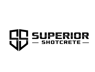 Superior shotcrete  logo design by NikoLai