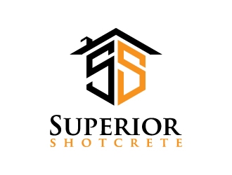Superior shotcrete  logo design by MUSANG