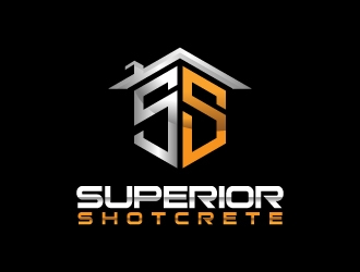 Superior shotcrete  logo design by MUSANG