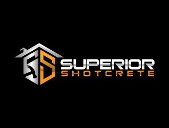 Superior shotcrete  logo design by MUSANG