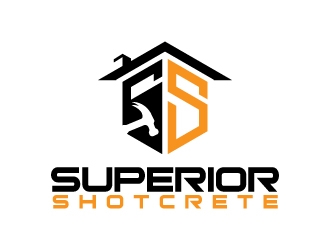 Superior shotcrete  logo design by MUSANG