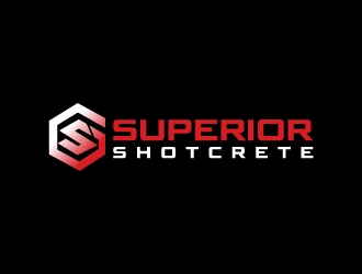 Superior shotcrete  logo design by Erasedink